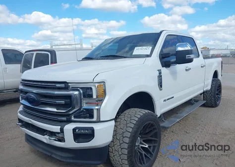 2021 Ford F-250 Platinum z USA, uszkodzony, nr VIN 1FT7W2BT6MEC52912